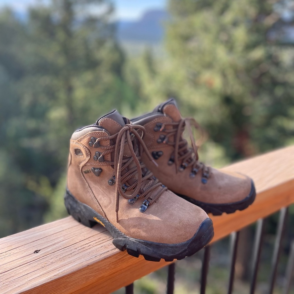 REI Brown Lace-Up Hiking Boots